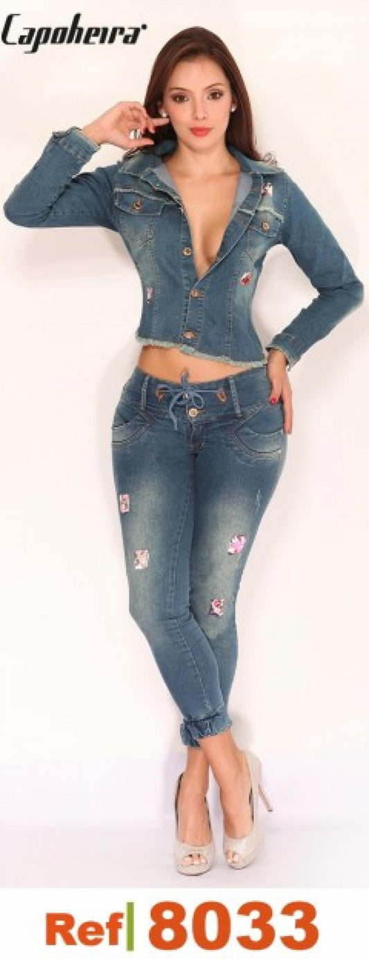 Ref. 006 -8033 jeans Jeans feminino Fabricado na Colômbia