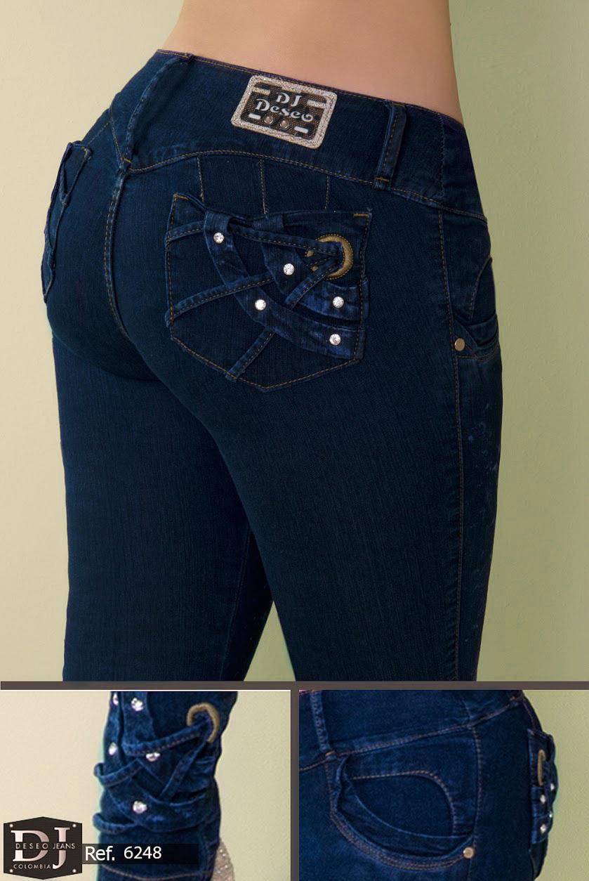 Ref. 006 -6248 JEANS LEVANTACOLA COLOMBIANO DESEO - ropacolombianaeneuropa