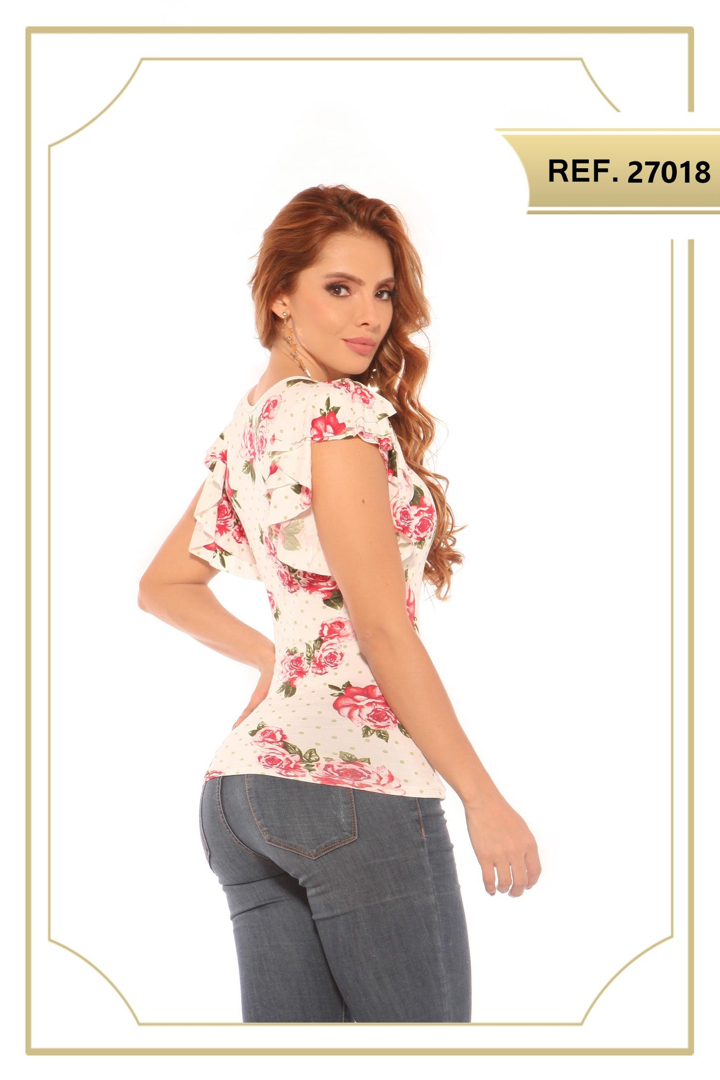 Ref. 004 -27018 Blusa Sexy - ropacolombianaeneuropa