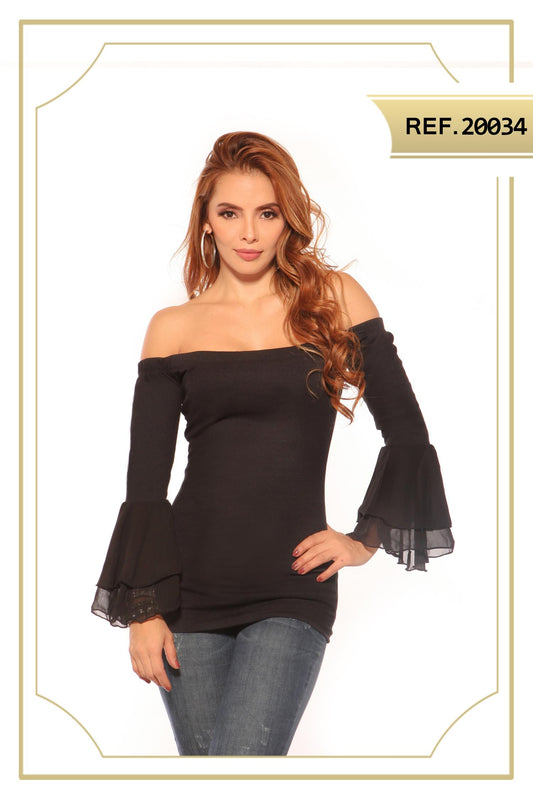 Ref. 004 -20034 Blusa de Moda - ropacolombianaeneuropa