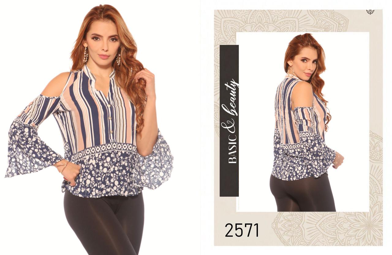 Ref. 015 -2571 Blusa de moda - ropacolombianaeneuropa