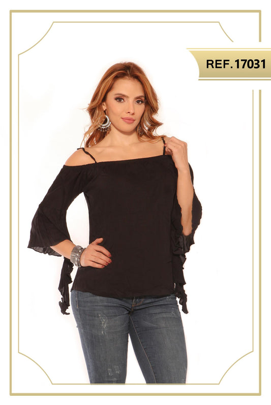 Ref. 004 -17031 BLUSA COLOMBIANA DAMA - ropacolombianaeneuropa