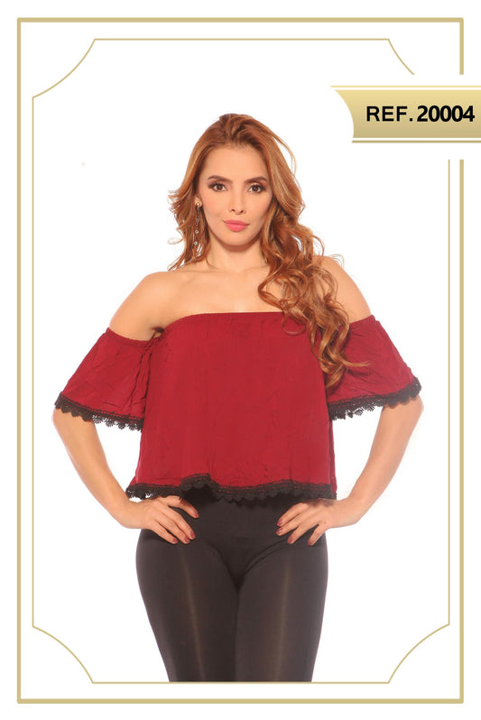 Ref. 004 -20004 BLUSA DAMA - ropacolombianaeneuropa