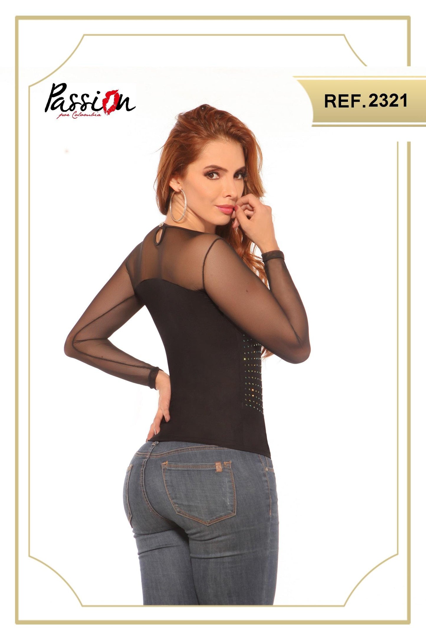 Ref. 030 -2321 Blusa Colombiana Passion