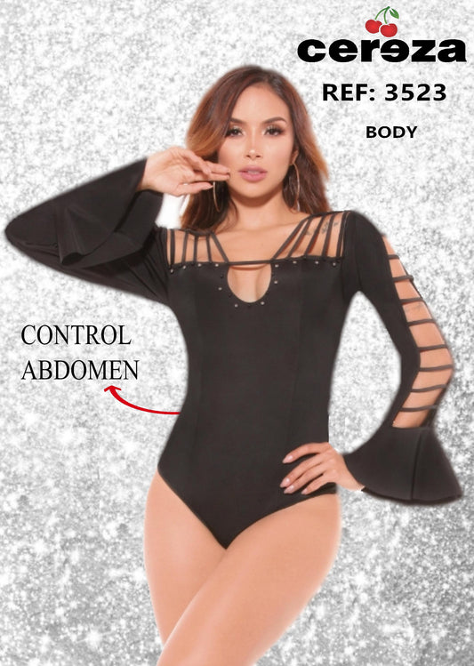 Ref. 004 -3523 Body sexy con refuerzo interno - ropacolombianaeneuropa