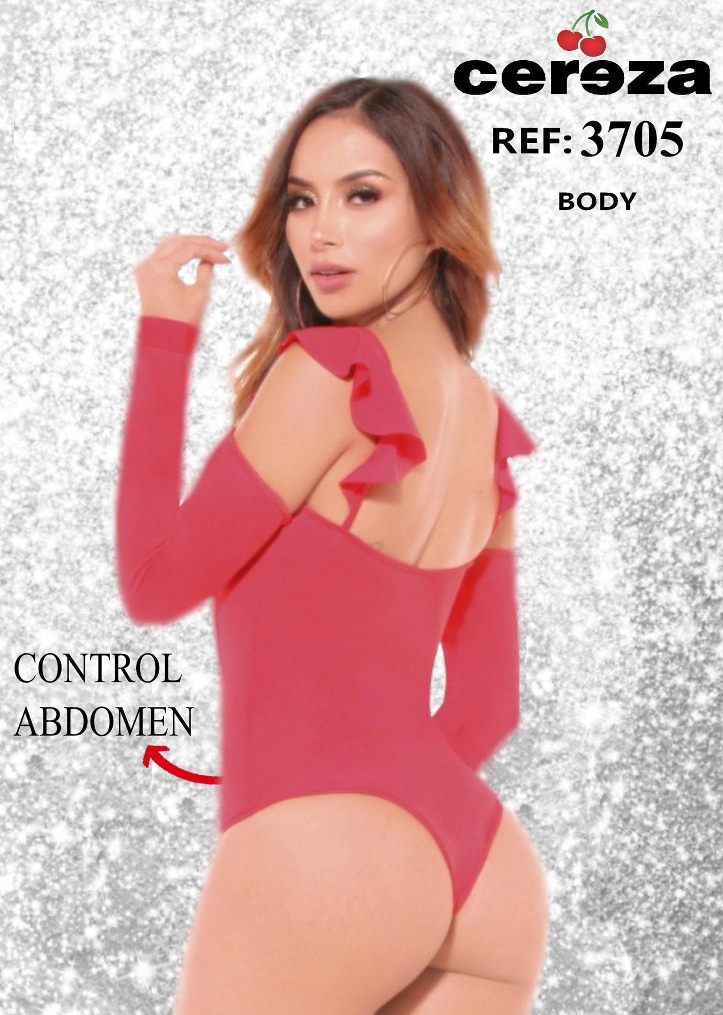 Ref. 004 -3705 Body sexy con refuerzo interno - ropacolombianaeneuropa