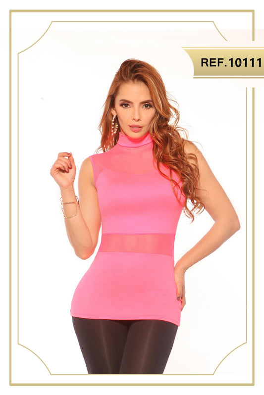 Ref. 004 -10111 BLUSA SEXY DAMA CEREZA