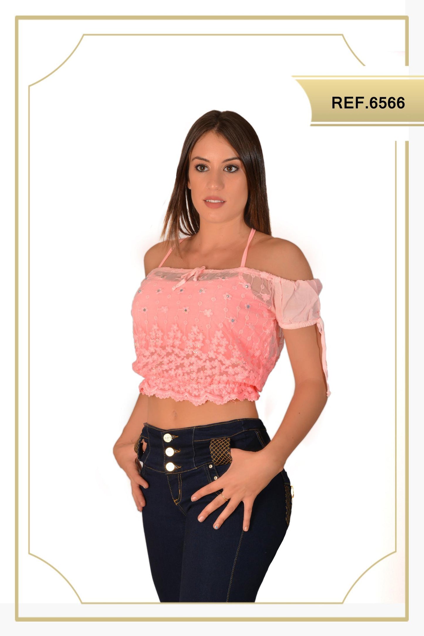 Ref. 015 -6566 Blusa Sexy Dama