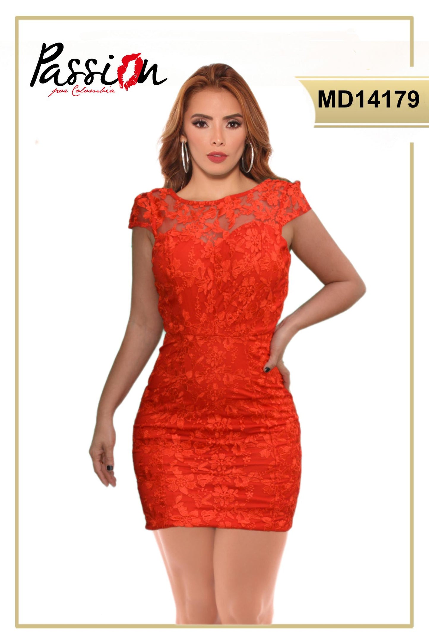 Ref. 003 -MD14179 Vestido Largo de Fiesta de Temporada