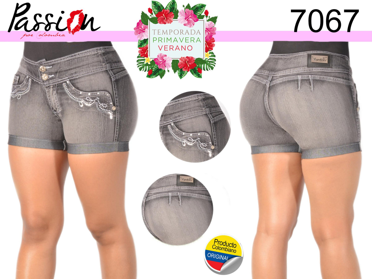 Ref. 007 -7067 SHORT PROMOCION - ropacolombianaeneuropa