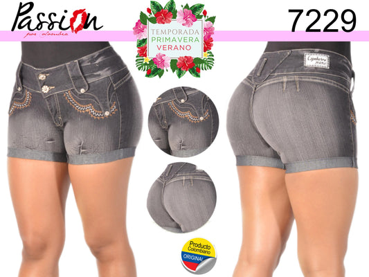 Ref. 007 -7229 Short de Jean Promoción - ropacolombianaeneuropa