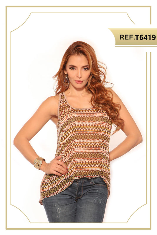 Ref. 003 -T6419 Blusa sexy dama