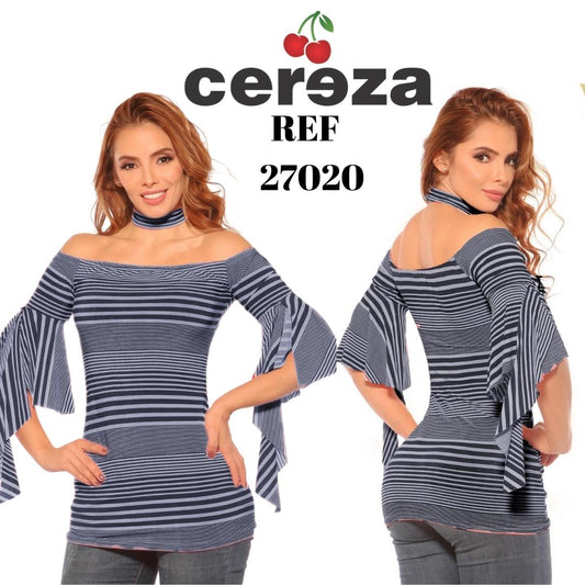 Ref. 004 -27020 Blusa Manga 3/4 - ropacolombianaeneuropa