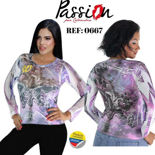 Ref. 003 -0667 Blusa - ropacolombianaeneuropa