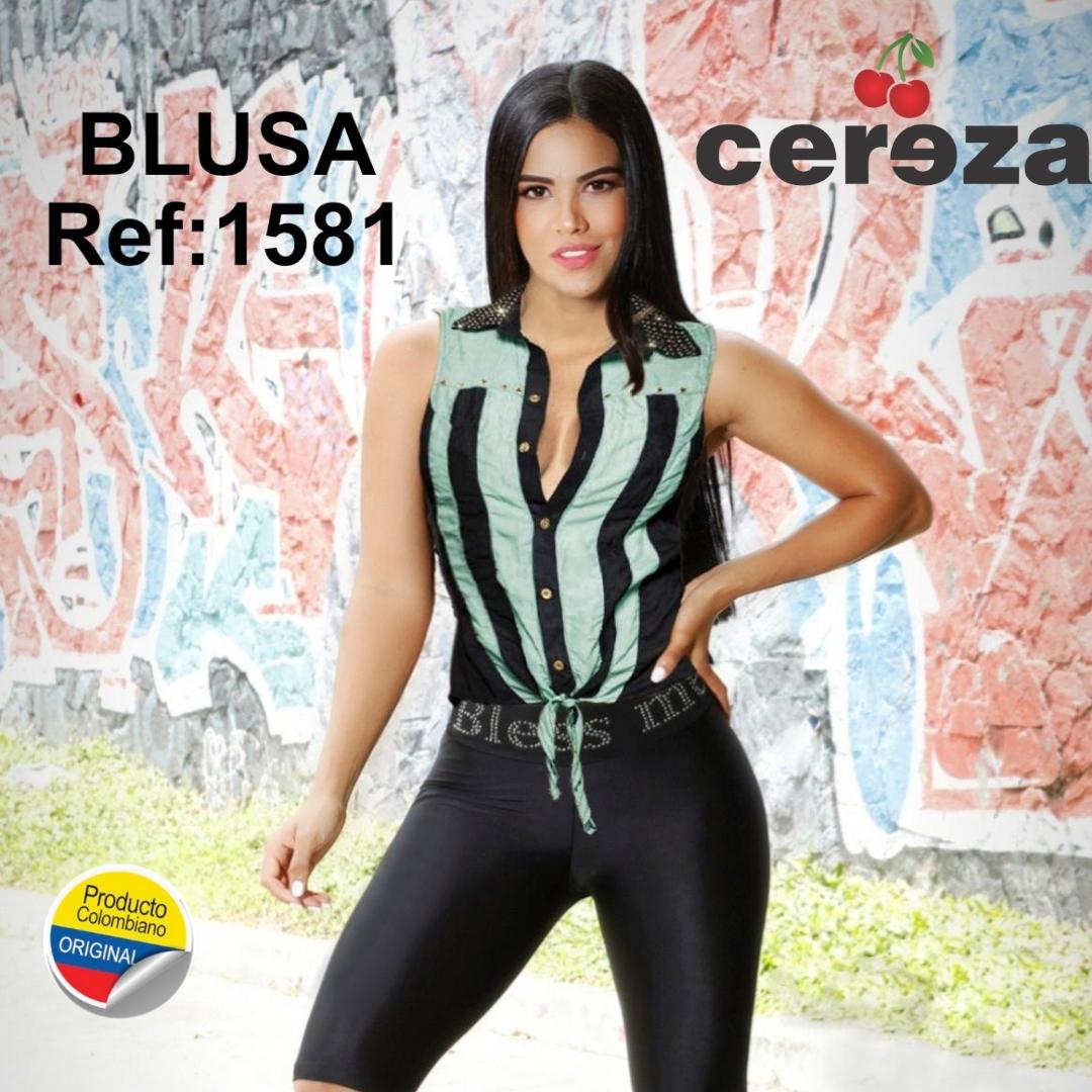 Ref. 004 -1581 Blusa Cereza - ropacolombianaeneuropa