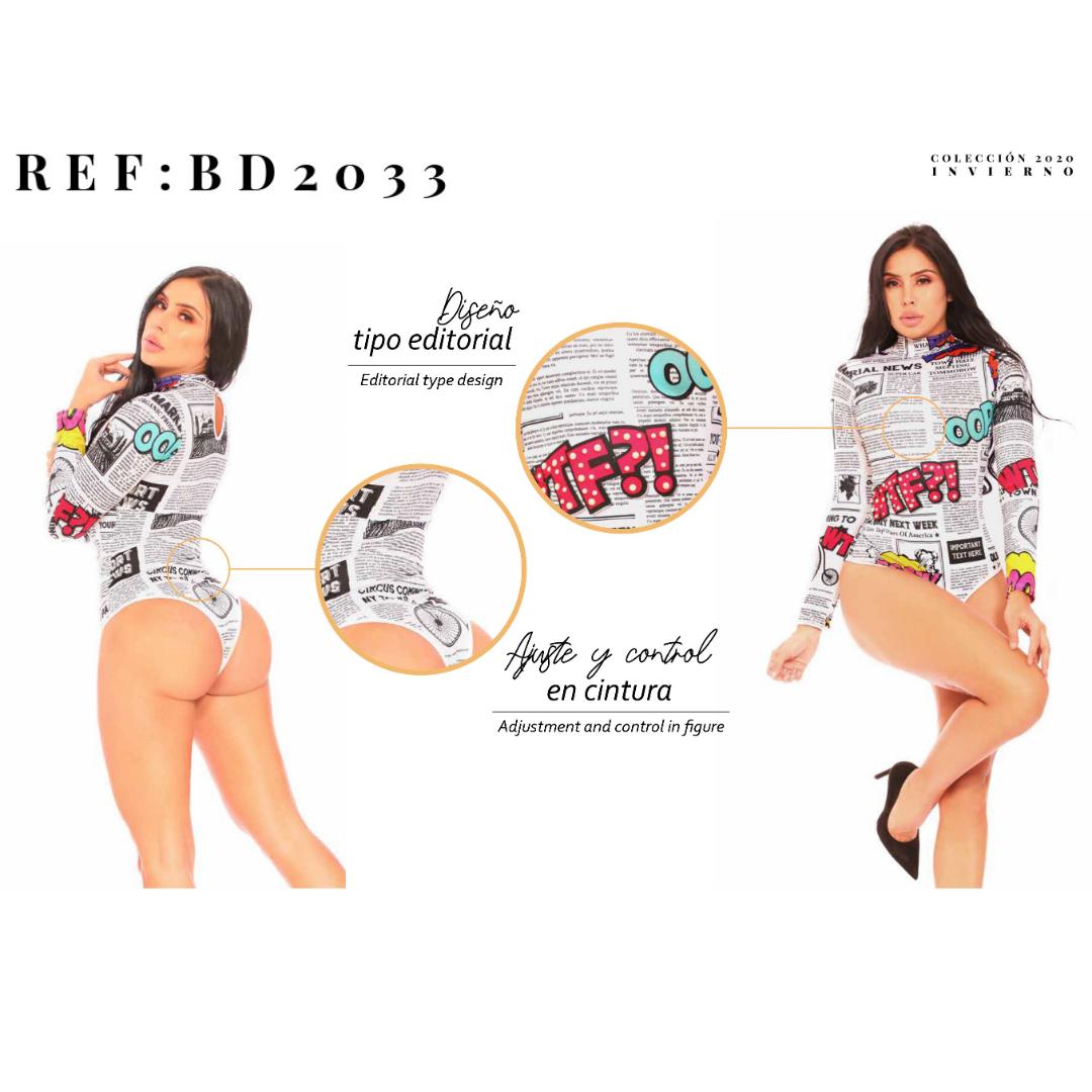 Ref. 004 -BD2033 Body Colombiano Con Latex Reductor - ropacolombianaeneuropa