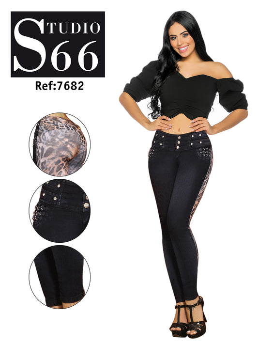 Ref. 014 -7682 Jean Combinación Doble