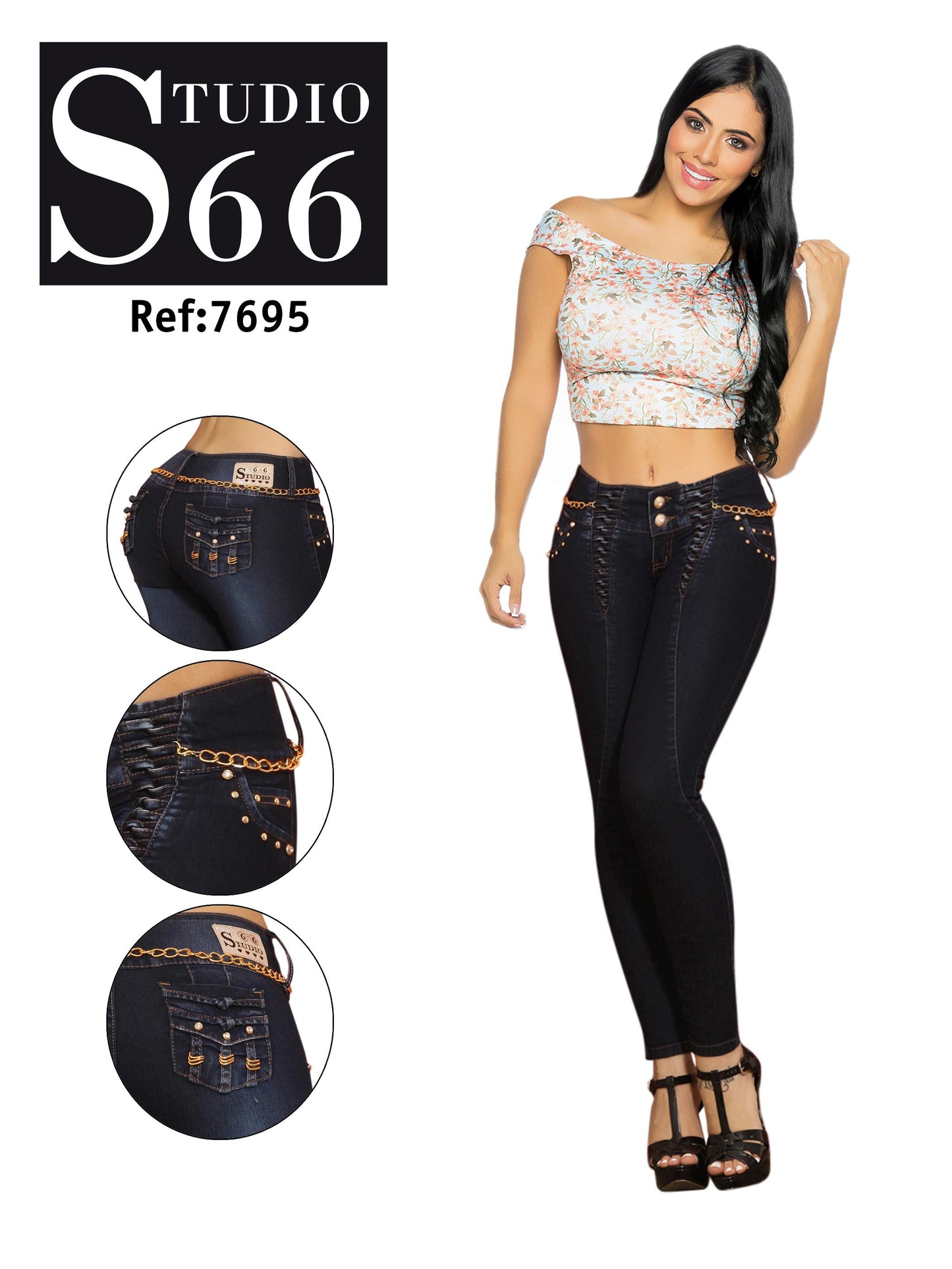 Ref. 014 -7695 Jean Estilo Latino