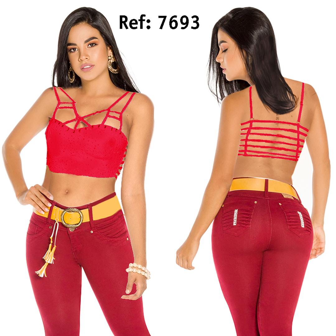 Ref. 015 -7693 Crop Top Sexy Dama