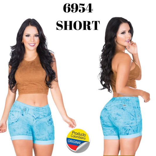 Ref. 001 -6954-S Short levanta cola colombiano - ropacolombianaeneuropa