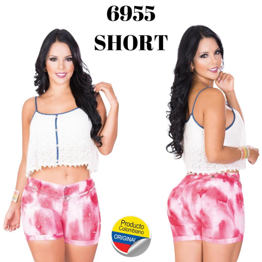 Ref. 001 -6955-S SHORT COLOMBIANO LEVANTACOLA - ropacolombianaeneuropa