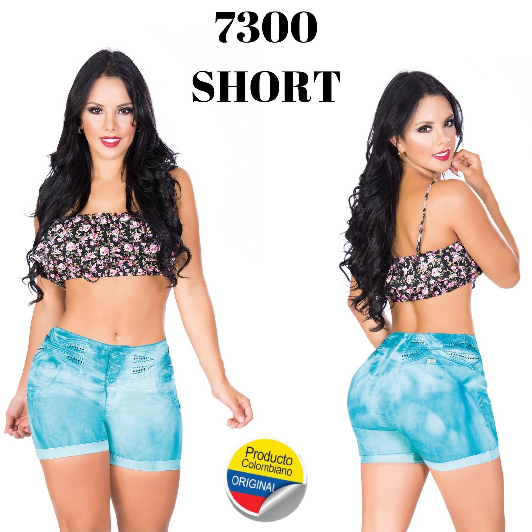 Ref. 001 -7300-S Short colombiano Ajustado Y Cómodo - ropacolombianaeneuropa