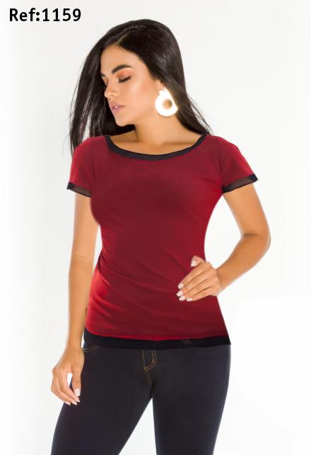 Ref. 004 -1159 Blusa Americana - ropacolombianaeneuropa