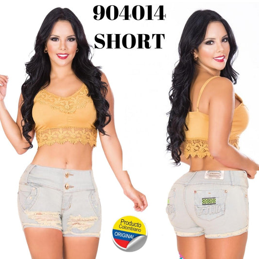 Ref. 006 - 904014 DESEO SHORT COLOMBIANO DE MODA - ropacolombianaeneuropa