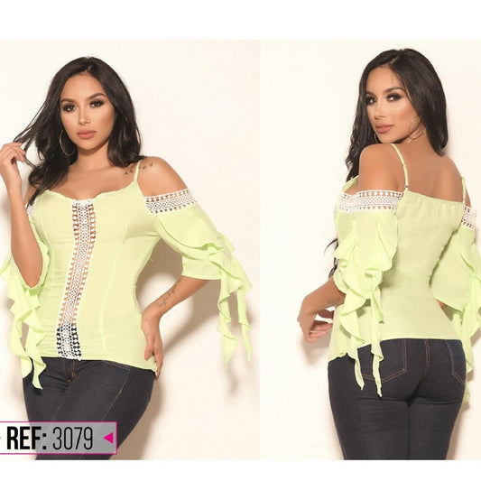 Ref. 004 -3079 Blusa sexy - ropacolombianaeneuropa