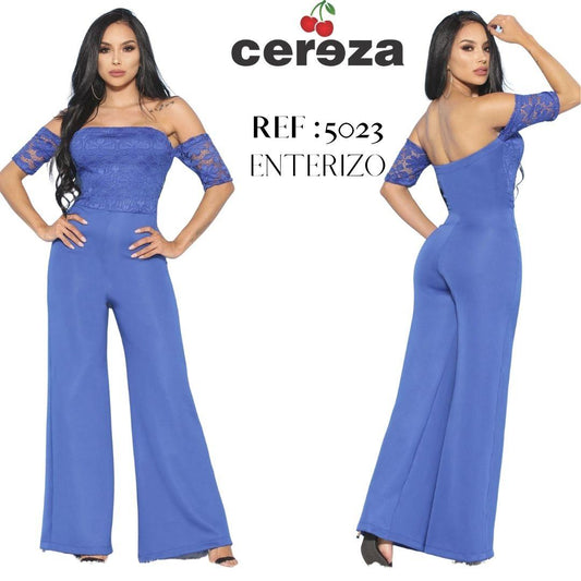 Ref. 004 -5023 Enterizo Colombiano de Moda - ropacolombianaeneuropa