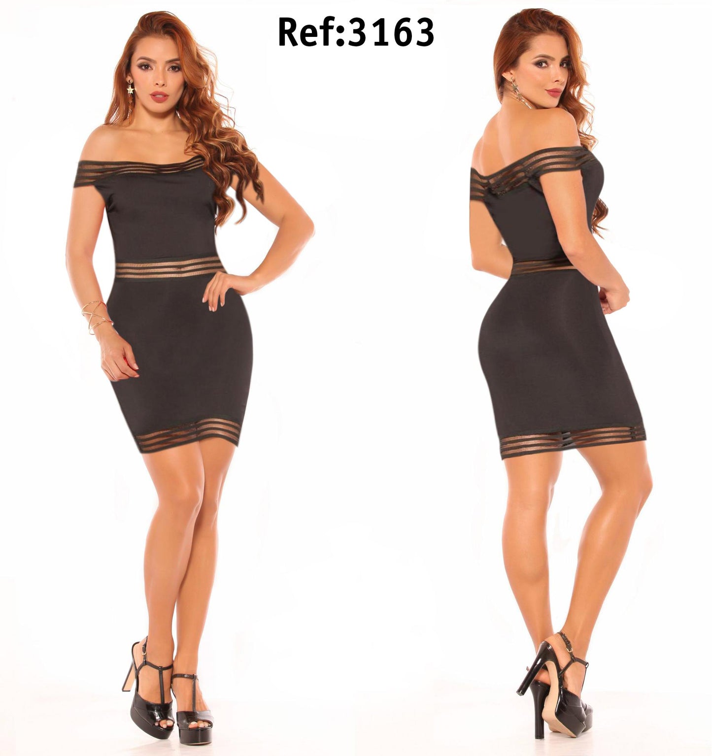 Ref. 004 -3163 Vestido de fiesta colombia