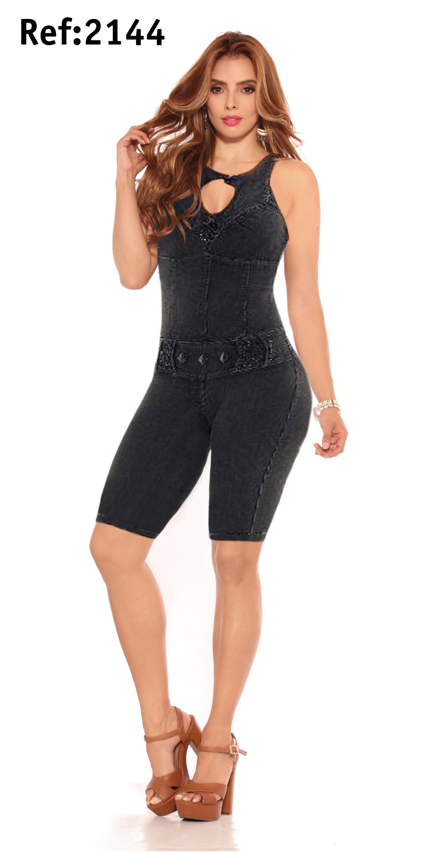 Ref. 007 -2144C  Enterizo Capri Sexy