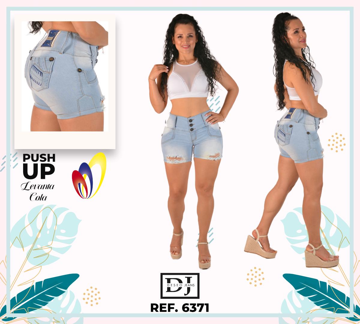 Ref. 006 -6371-Deseo Short Levanta Cola, estilo y moda Colombiana - ropacolombianaeneuropa