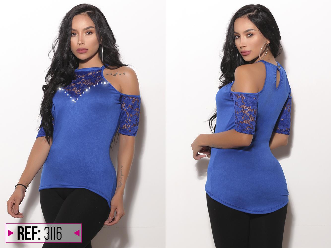 Ref. 004 -3116 Blusa Sexy - ropacolombianaeneuropa