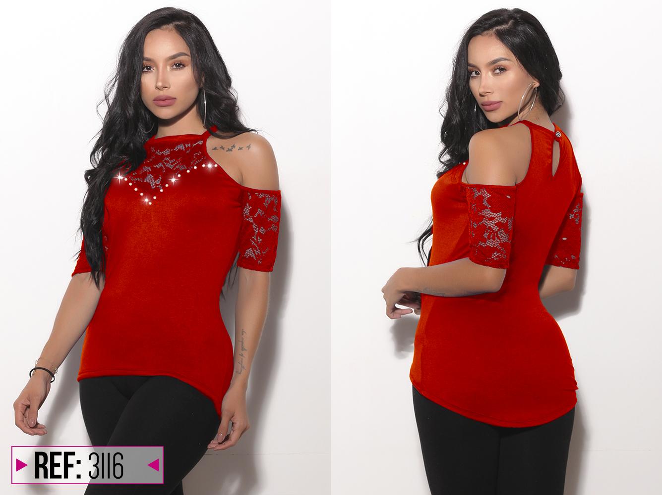 Ref. 004 -3116 Blusa Sexy - ropacolombianaeneuropa