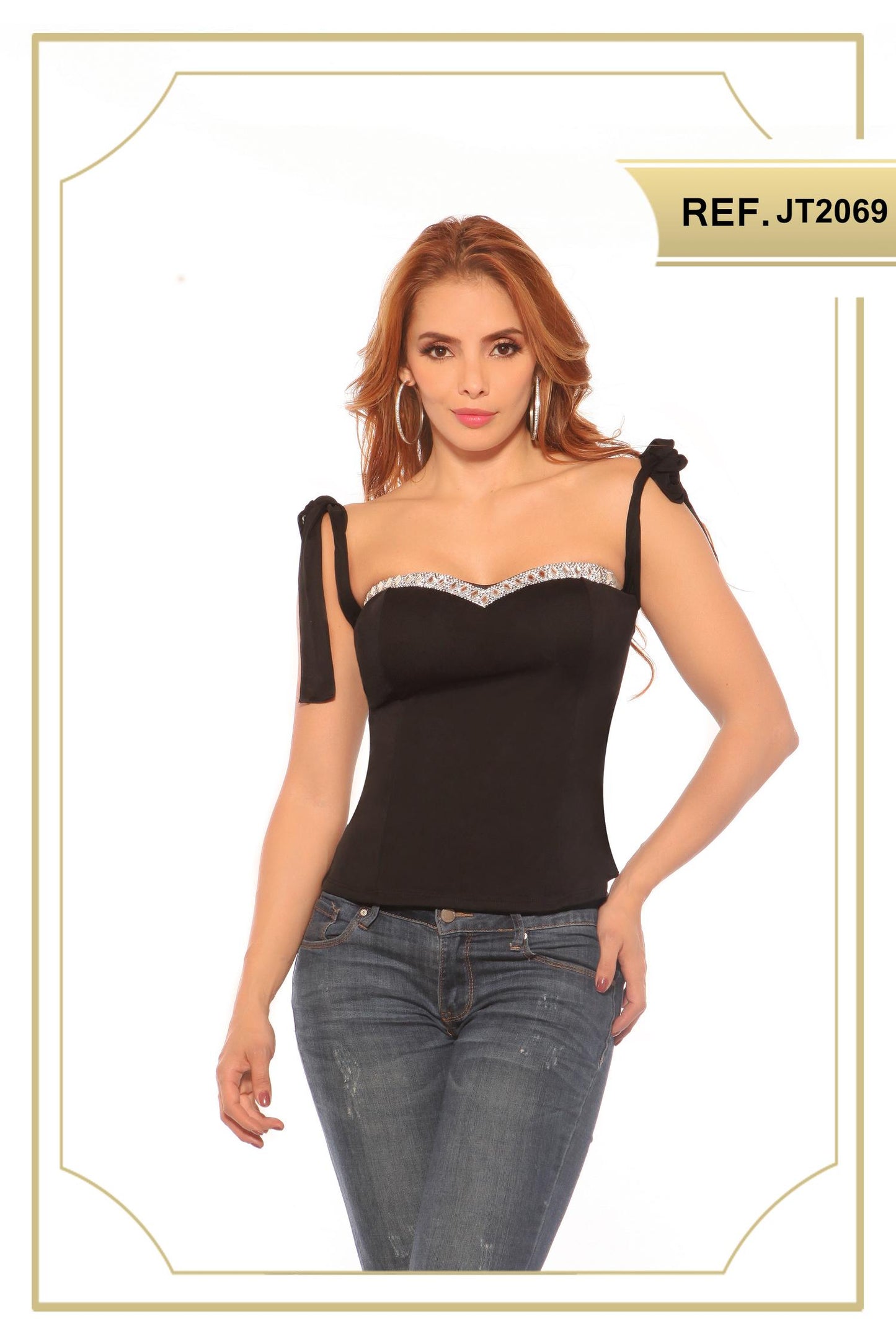 Ref. 003 -JT2069 Blusa sexy