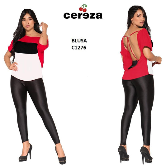 Ref. 004 -C1276 Blusa Colombiana de Moda