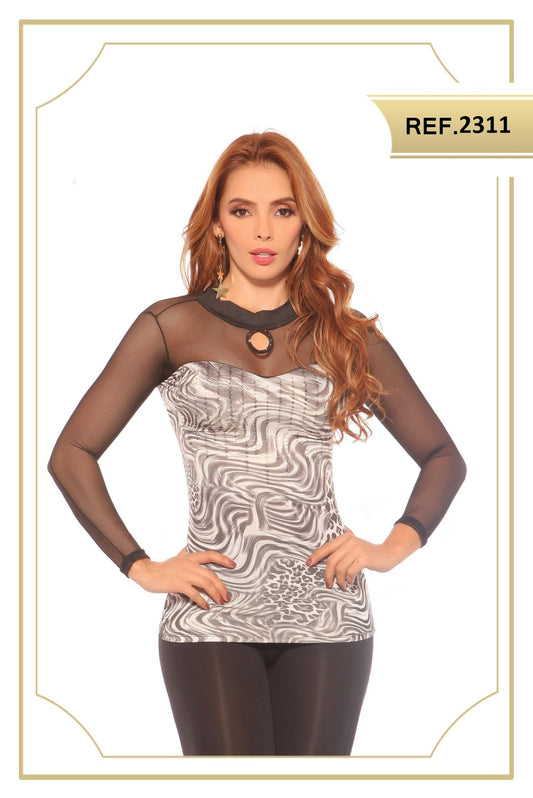 Ref. 030 -2311 Blusa Ceñida Colombiana - ropacolombianaeneuropa