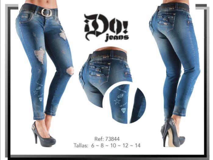 Ref. 039 -73844 JEANS LEVANTACOLA COLOMBIANO