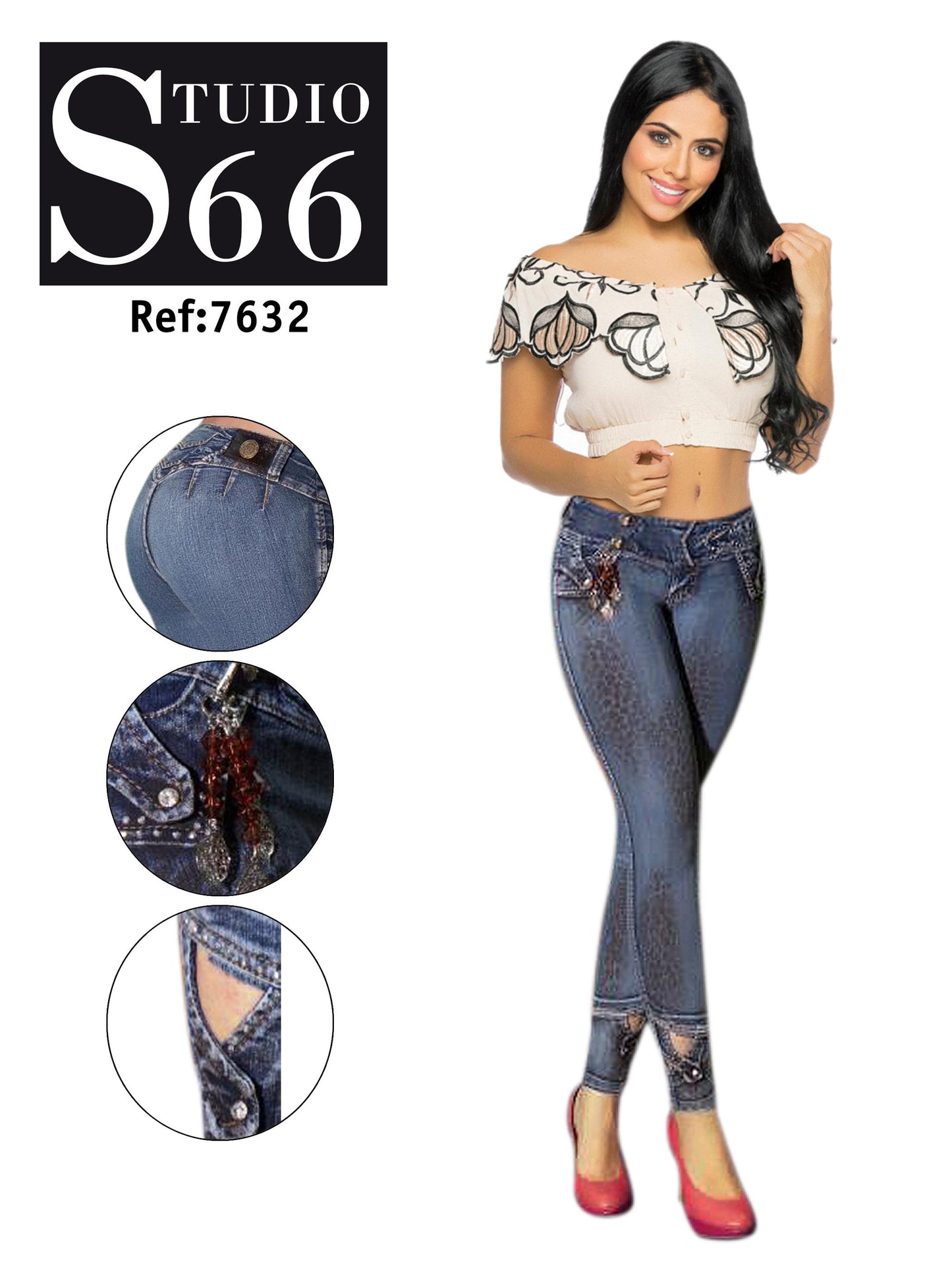 Ref. 014 -7632 Jean Sexy Colombiano