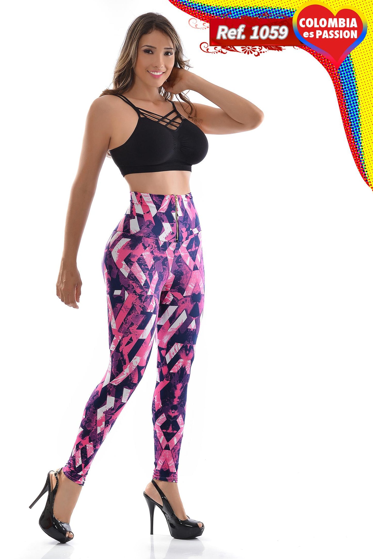 Ref. 008 -1059 Leggings Redutoras Push up