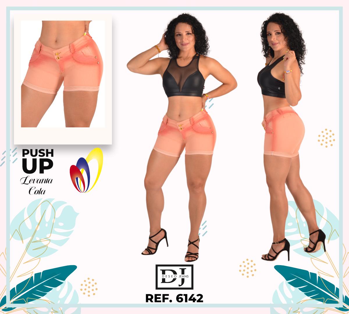 Ref. 006 -6142-SHORT SHORT COLOMBIANO LEVANTACOLA - ropacolombianaeneuropa