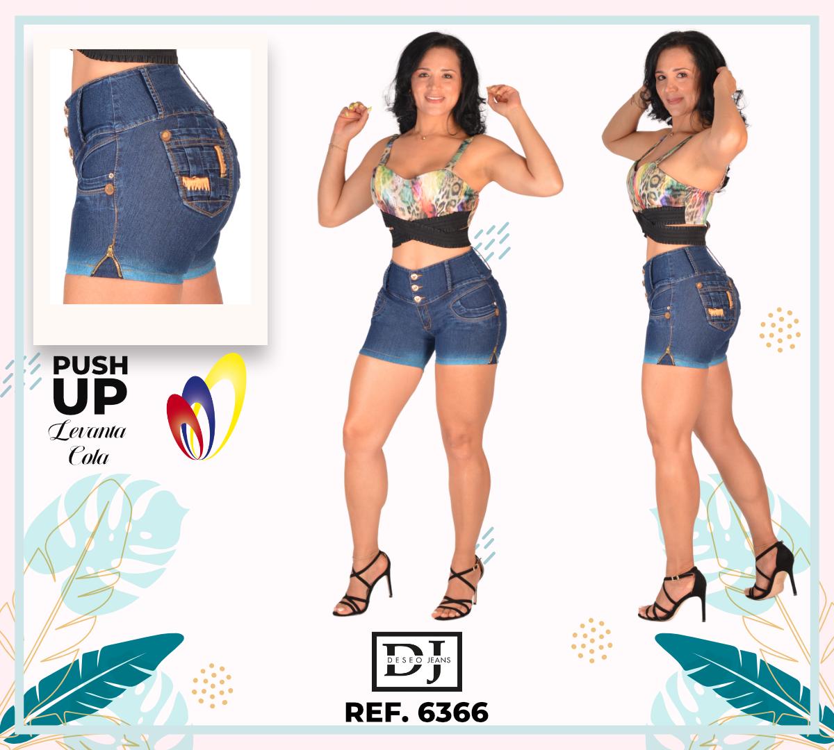 Ref. 006 -6366-DESEO Short Colombiano Push Up