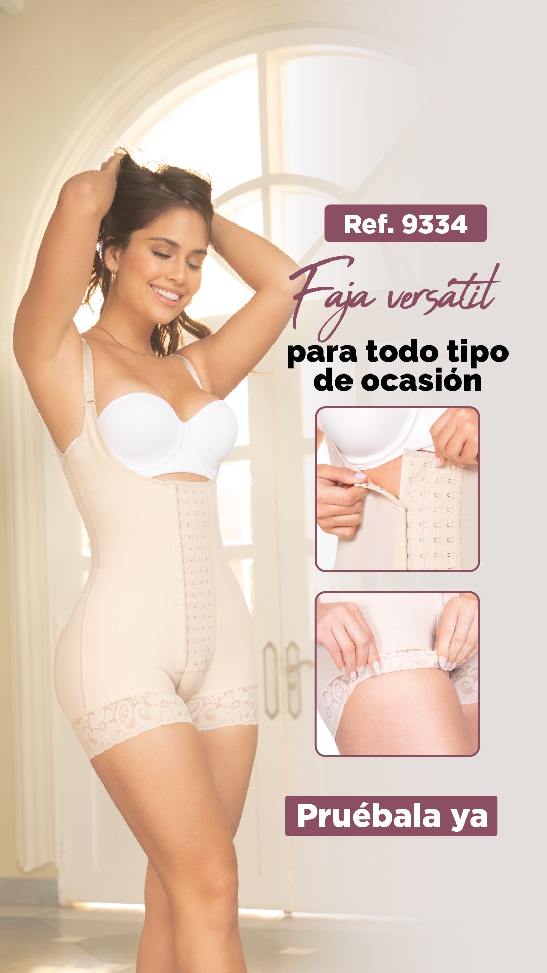 Faja Tipo Short - Uso Diario o Postparto | Ref. 9334